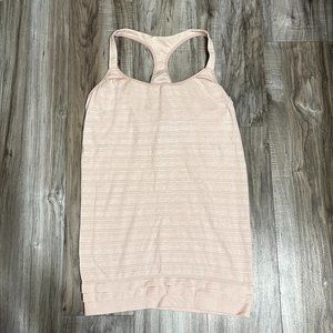 ATHLETA Women's Stardust Layer Tank Pale Pink Sz M